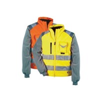Tous Dehors - Gilet de travail Haute visibilité Cofra Signal V023-0-00 taille 60 couleur jaune