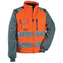 Tous Dehors - Gilet de travail Haute visibilité Cofra Signal V023-0-00 taille 52 couleur orange