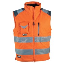 Tous Dehors - Gilet de travail Haute visibilité Cofra Signal V023-0-00 taille 52 couleur orange