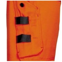 Tous Dehors - Pantalon de travail Haute visibilité Multipoches Cofra Blinding V078-0-00 taille 48 couleur jaune anthracite