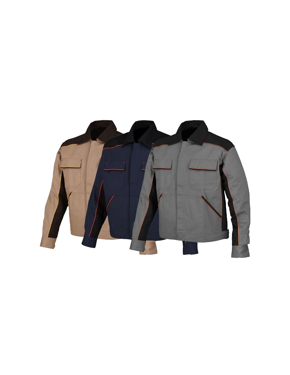 BWOLF Veste De Travail ARES 100% Coton Homme - Robuste Et Confortable Pour Professionnels