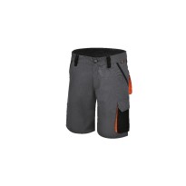 Tous Dehors - Short de travail Beta 100% Coton Stretch 7931G taille S couleur gris noir