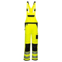 Tous Dehors - Salopette de travail PW3 Haute visibilité Portwest PW344 taille L couleur jaune noir