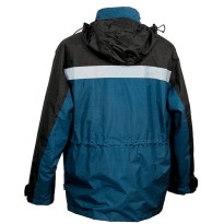 Tous Dehors -Parka de travail Multipoches Cofra Hailstorm V197-0-02 mesure L marine/noir