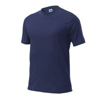 Tous Dehors - T-Shirt de travail Ischia Siggi 100% coton taille L couleur bleu