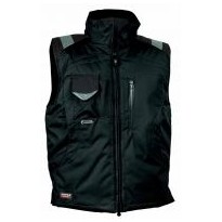 Tous Dehors-Gilet Rembourré de travail Multipoches Cofra Polar V013-0-00 taille 52 navy noir