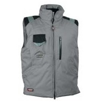 Tous Dehors-Gilet Rembourré de travail Multipoches Cofra Polar V013-0-00 taille 52 corde/noir