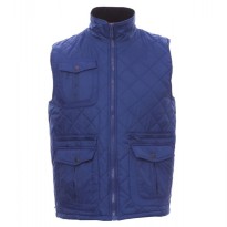 Tous Dehors-Gilet de travail hiver Homme Multipoches Matelassé et respirant Gate - Payper AY 7160 taille L royal