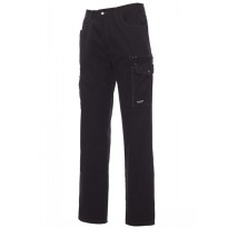 Tous Dehors-Pantalon de travail Multipoches Coton avec triples coutures Texas - Payper AY 7338 taille L bleu marine/bleu royal