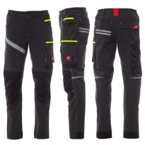 Tous Dehors-Pantalon de travail Payper Stretch Multipoches Top Quality Unisex 4 Way - Next 4w taille 54 noir/noir