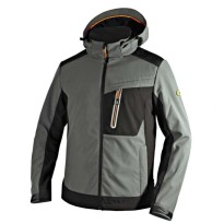 Tous Dehors - Veste de travail Softshell Diadora Tech Carbon 702.175946 couleur gris foncé taille 3XL