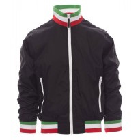 Tous Dehors -Veste avec intérieur Doublure et col Italie Country United - Payper AY 7265 taille M bleu marine/italia