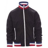 Tous Dehors -Veste avec intérieur Doublure et col Italie Country United - Payper AY 7265 taille M bleu marine/italia
