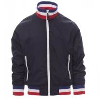 Tous Dehors -Veste avec intérieur Doublure et col Italie Country United - Payper AY 7265 taille M bleu marine/italia