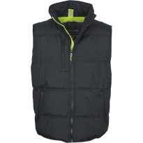 Tous Dehors -Gilet de travail Multipoches 100% Polyester Daytona - Payper AY 7145 taille M noir/jaune