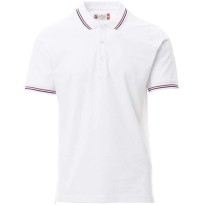 Tous Dehors -Polo Unisex France manches courtes avec Tricouleur en contraste - Payper taille 3XL bleu marine