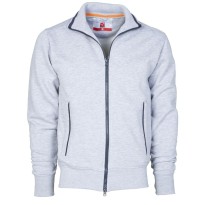 Tous Dehors -Sweatshirt à fermeture éclair Sydney - Payper AY 7530 taille L gris melange/bleu marine