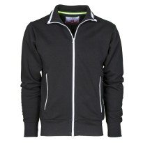 Tous Dehors-Sweatshirt à fermeture éclair Sydney - Payper AY 7530 taille L noir/blanc