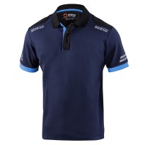Tous Dehors- Polo de travail Sparco Tech 02415 taille XL noir bleu clair