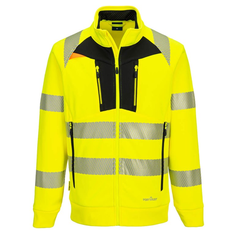 Sweat de travail DX4 Haute Visibilité Zip...