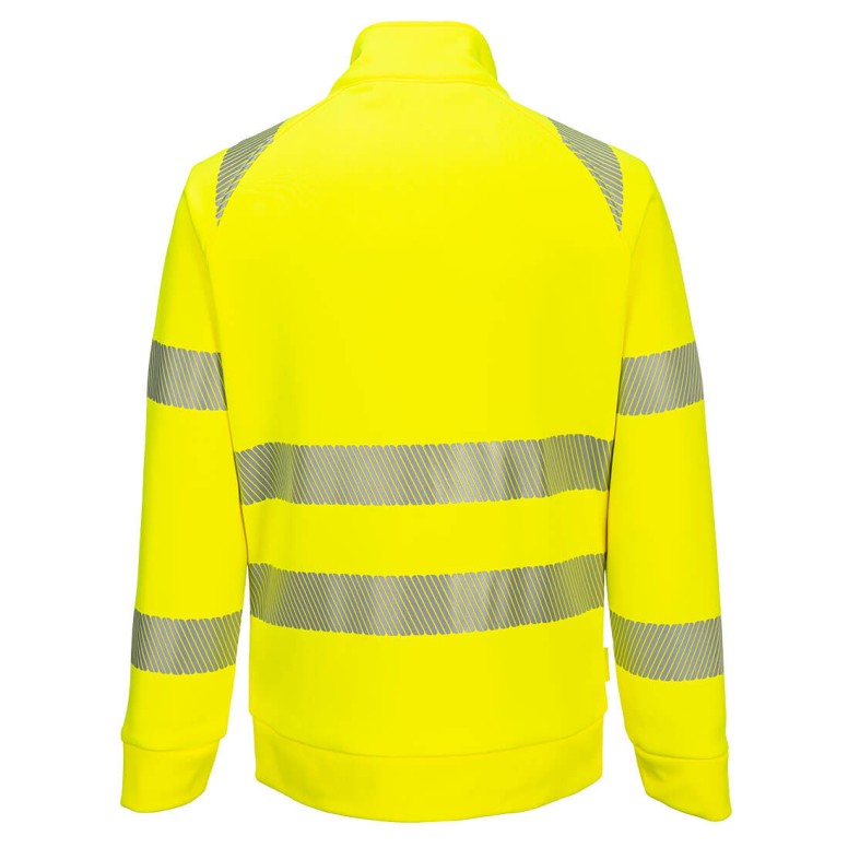 Sweat de travail DX4 Haute Visibilité Zip...