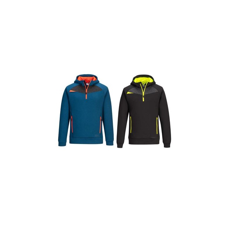 Sweat de Travail à Capuche Demi-Zip Portwest DX467