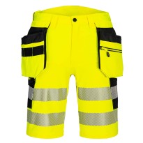 Bermuda de Travail Haute Visibilité Portwest Holster DX4 Stretch DX446