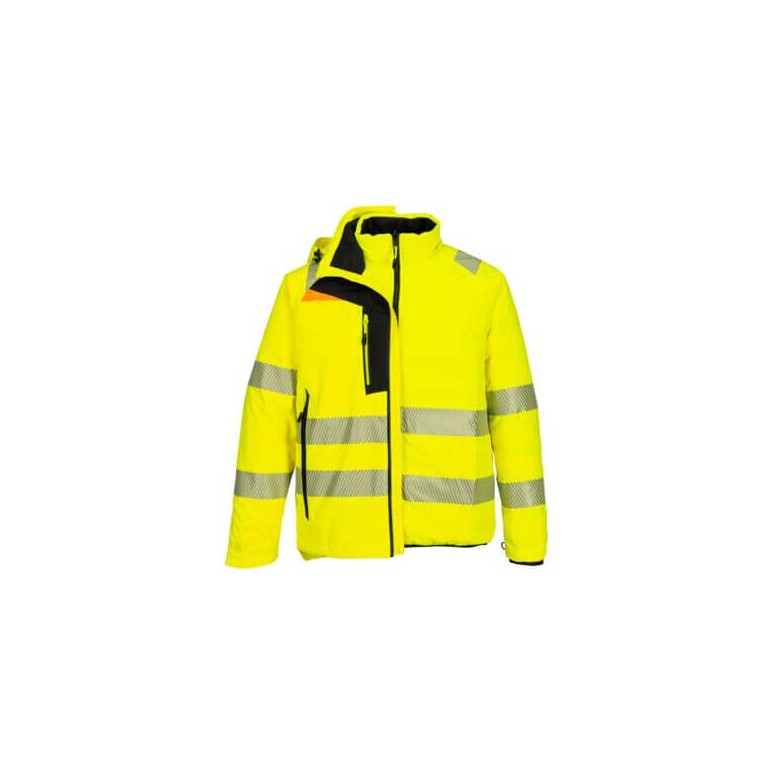 Veste de travail haute visibilité imperméable 4...