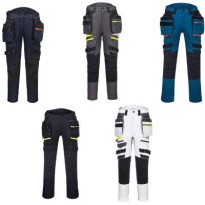 Pantalons de travail Holster pour femme Portwest DX4 Multipoches Stretch DX452