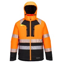 Veste de travail haute visibilité hiver imperméable Portwest DX430