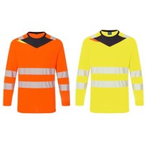 T-Shirt de Travail Haute Visibilité Manches Longues Portwest DX416
