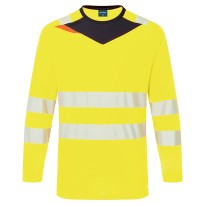 T-Shirt de Travail Haute Visibilité Manches Longues Portwest DX416
