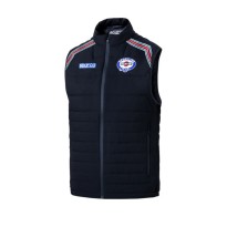 Imperméable Multipoches Gilet de travail multipoches en softshell avec fermeture éclair Frame Martini Racing Sparco 013050MR