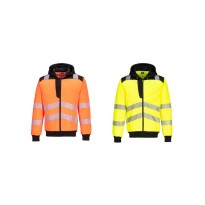 Sweat de Travail Haute Visibilité Multipoches avec Capuche Portwest PW327