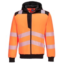 Sweat de Travail Haute Visibilité Multipoches avec Capuche Portwest PW327