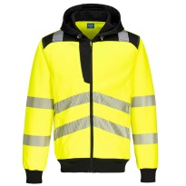 Sweat de Travail Haute Visibilité Multipoches avec Capuche Portwest PW327