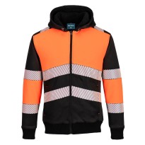 Sweat de Travail Haute Visibilité avec Capuche Hivernale Portwest PW377
