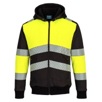 Sweat de Travail Haute Visibilité avec Capuche Hivernale Portwest PW377