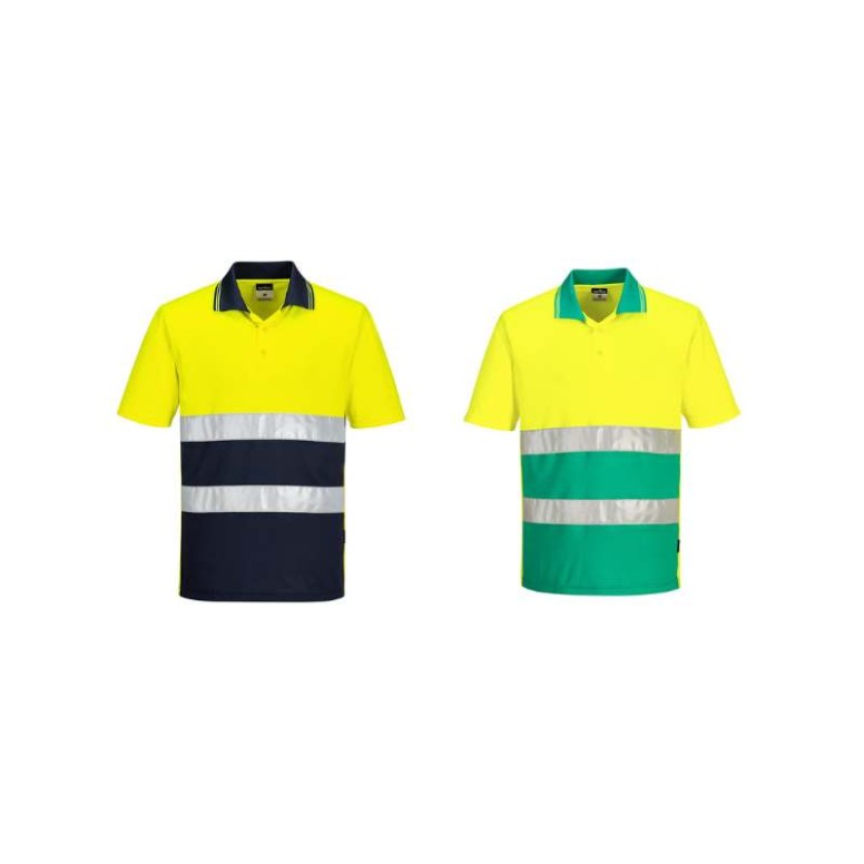 Polo de Travail Haute Visibilité Portwest S175
