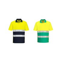 Polo de Travail Haute Visibilité Portwest S175