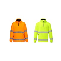 Veste en Polaire Haute Visibilité Demi-Zip Portwest F302