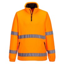 Veste en Polaire Haute Visibilité Demi-Zip Portwest F302