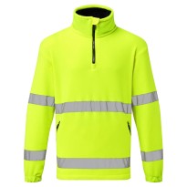 Veste en Polaire Haute Visibilité Demi-Zip Portwest F302