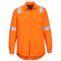 Chemise de Travail Haute Visibilité Légère Multipoches Multi-norme Ignifuge Portwest FR720