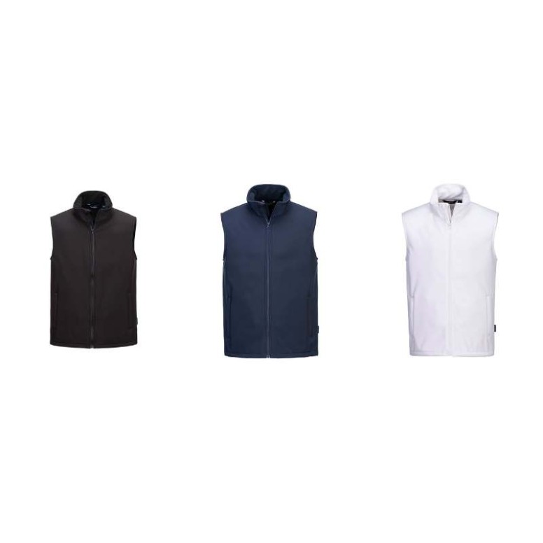 Gilet de Travail Softshell Imperméable à...