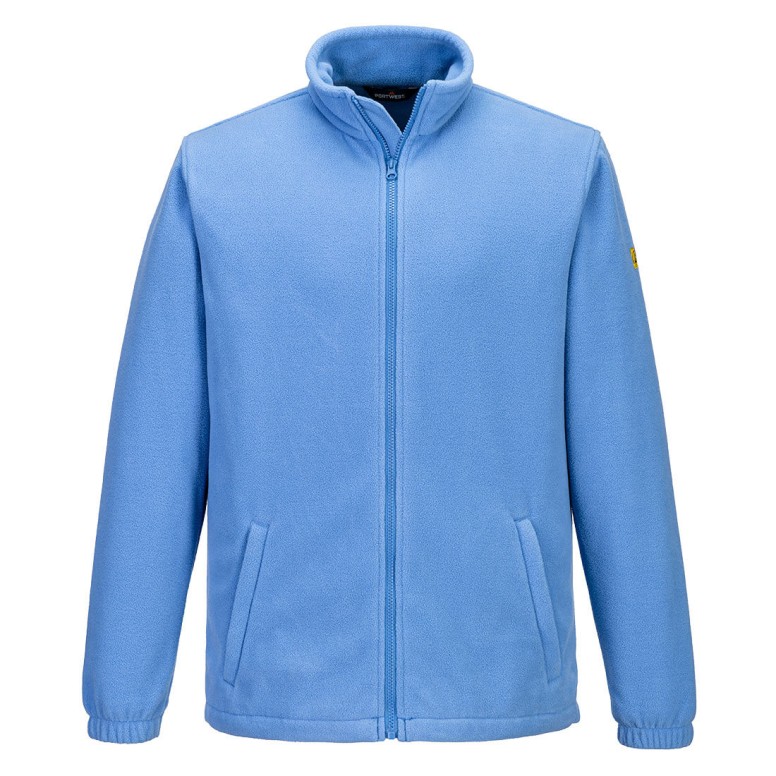 Veste Polaire de Travail Antistatique à Zip...
