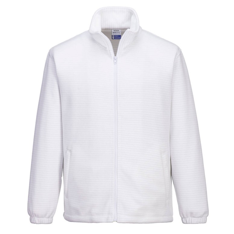 Veste Polaire de Travail Antistatique à Zip...