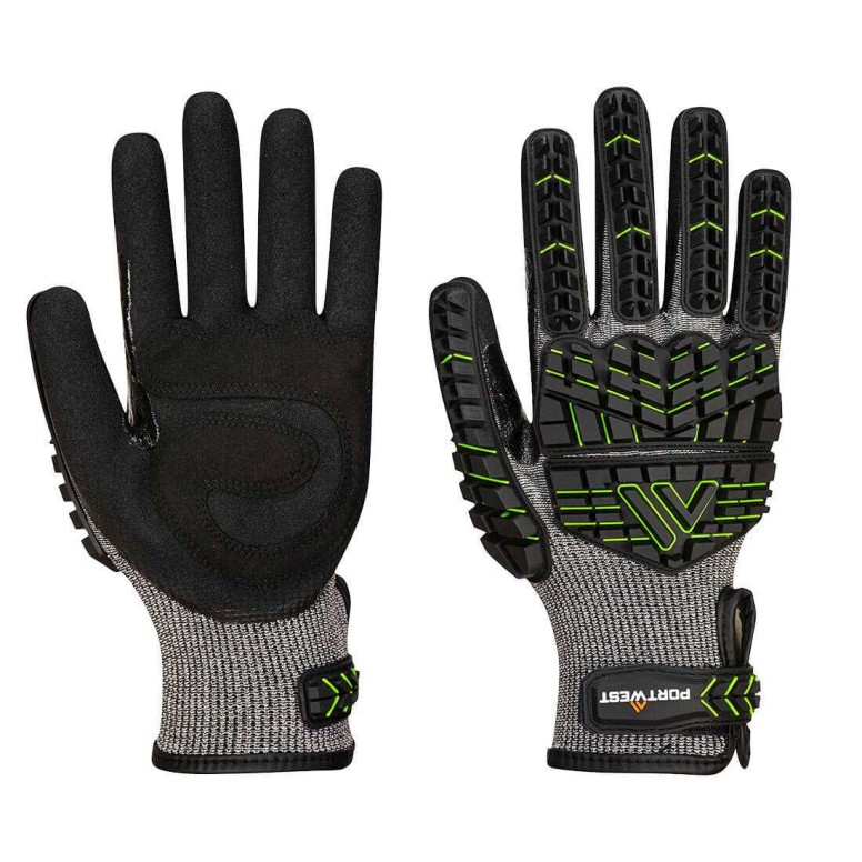 Gants de travail en mousse de nitrile stretch...