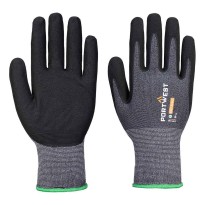 12 Pièces - Gants de travail enduits de nitrile anti-coupure anti-abrasion anti-chaleur extensibles Portwest AP12