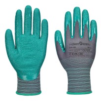 12 Pièces - Gants de Travail Enduits de Nitrile...